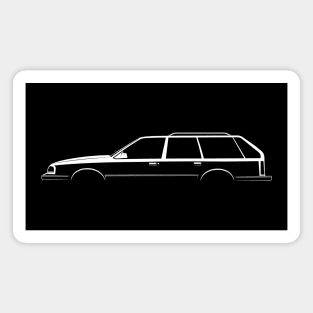 Oldsmobile Cutlass Ciera Cruiser Silhouette Magnet